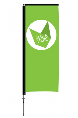 Square beachflag bedrukken
