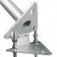 Kantelanker polyester vlaggenmast met diefstalbeveiliging (ISS)