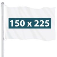 Vlag 150 x 225 cm - +€ 35,00 (+€ 42,35 Incl. BTW)