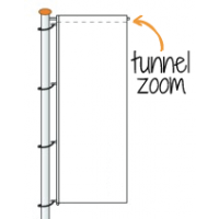 Tunnel boven plat 6 cm