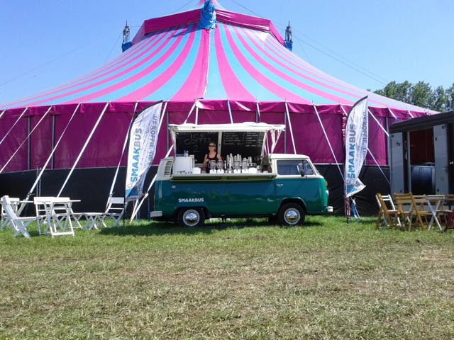 Smaakbus beachflags