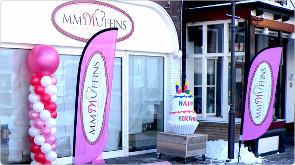 mmMuffins B.V. beachflags